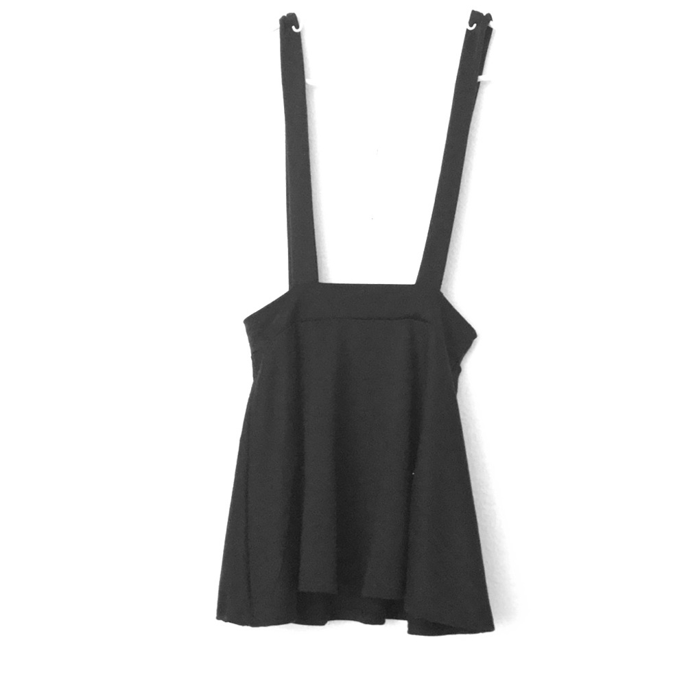 Overall blk skirt